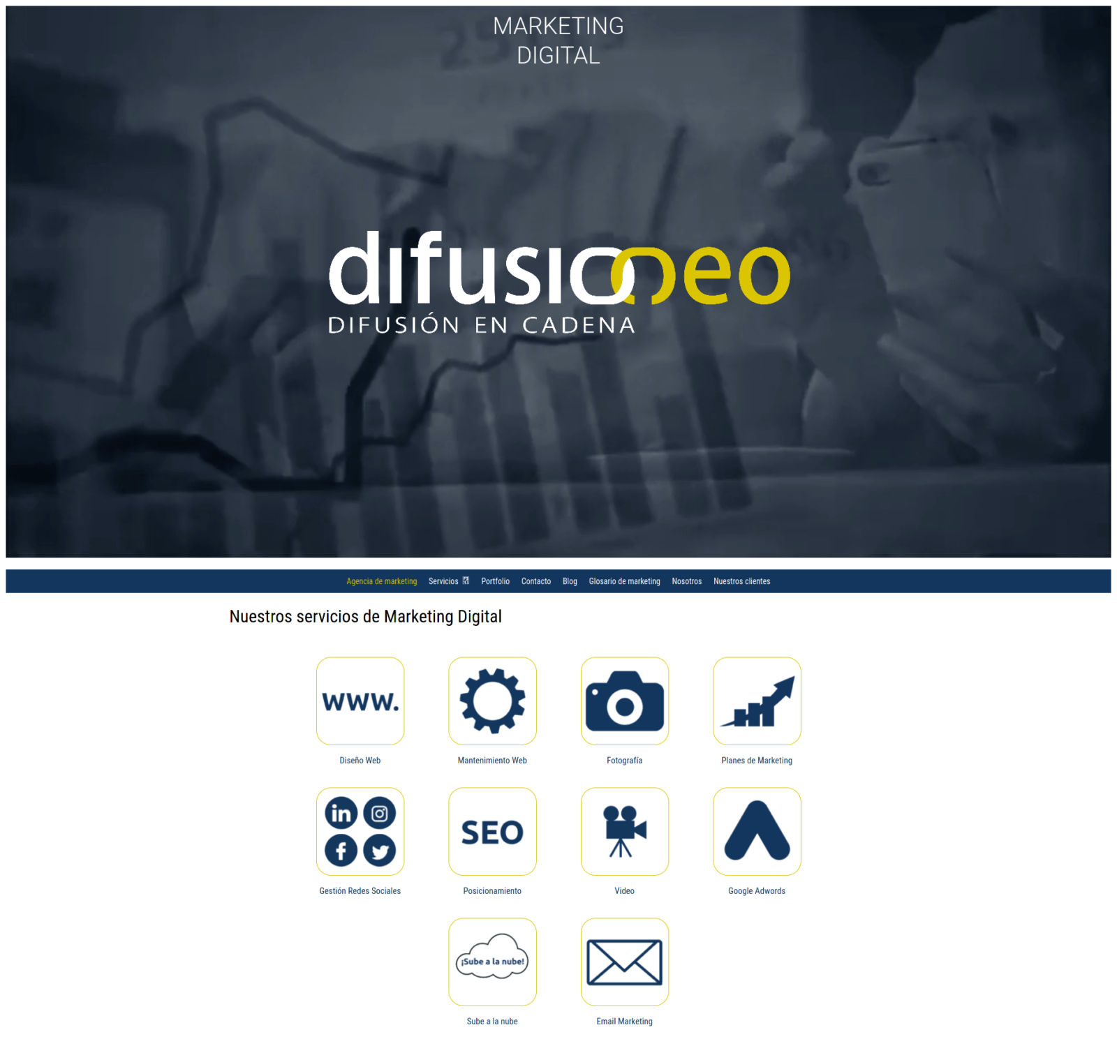 diseno web difusioneo captura web difusioneo